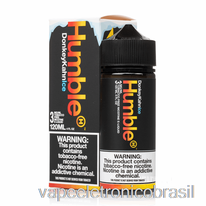 Vape Eletrônico Ice Burro Kahn - Humilde Suco Co. - 120ml 3mg